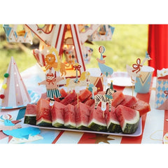 Toppers per cupcake a tema circo, 9-11,5 cm, mix