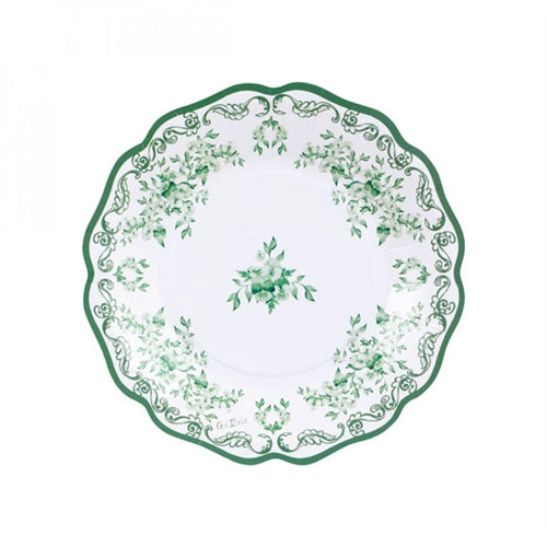 Piatti new liberty green pottery 21 cm 8 pz