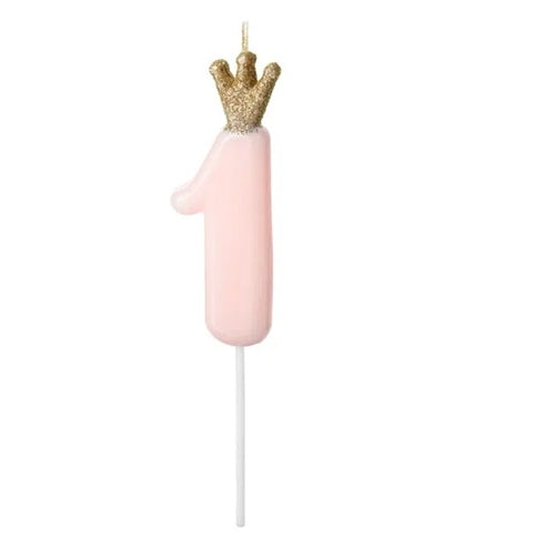 Candela di compleanno numero 1 9,5 cm