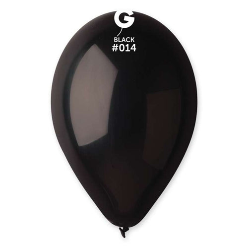 Palloncini 13" g120 nero #014 50 pz gemar