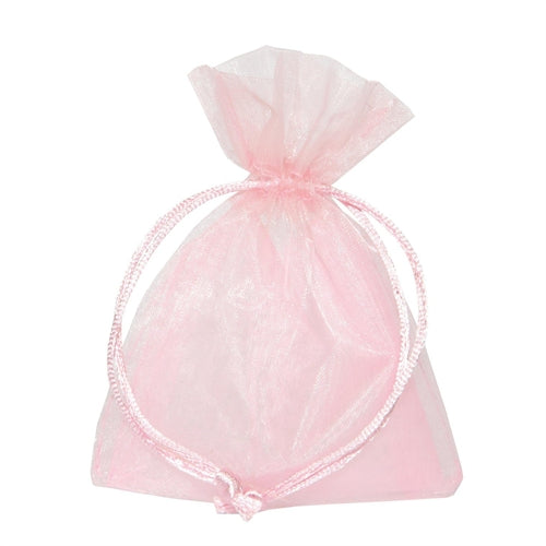 Sacchetto organza 9 x h. 12 cm rosa