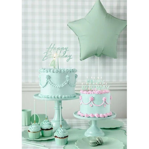 Palloncino in foil a forma di stella, 48 cm, verde