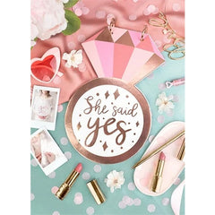 Guest book- anello - she said yes 17x27 cm