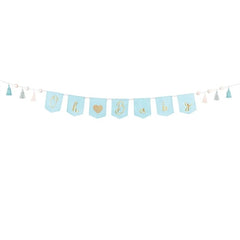 Striscione "oh baby" con nappe, 2,5 m,