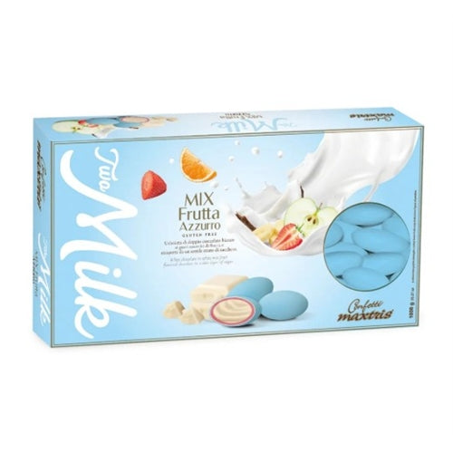 Confetti two milk frutta celesti 1 kg maxtris
