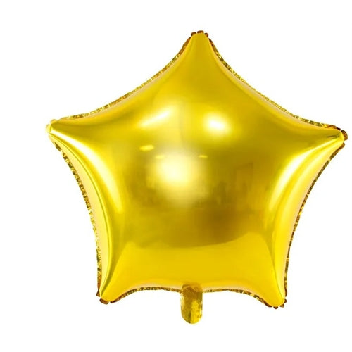 Palloncino in foil a forma di stella, 48 cm, oro