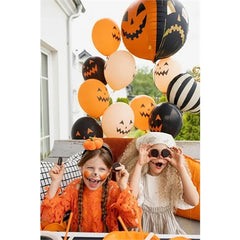 Palloncini 30 cm, zucche, mix (1 confezione / 6 pezzi)