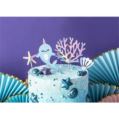 Toppers narwhal, mix, 10-15,5 cm