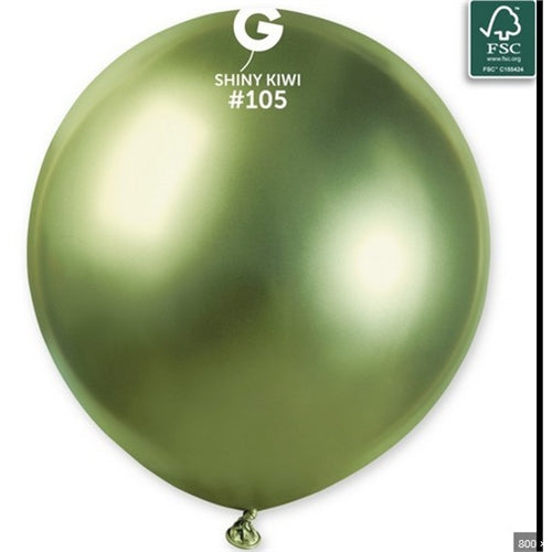 Palloncinob 31" gb30 verde kiwi shine 105 1 pz