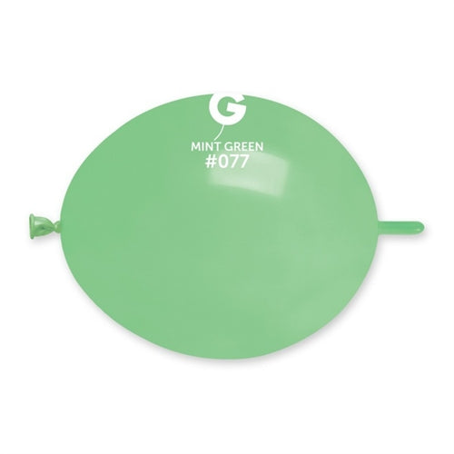 Palloncino 6" gl6 link gemar verde menta 077 gemar 100pz