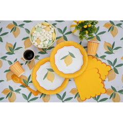 Piatti in carta limone 17.56 cm – 6 pz