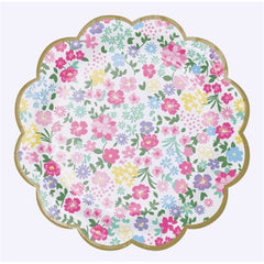 Piatti in carta decorati 18 cm 8 pz