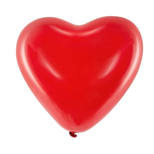 Palloncini 16'''' cuori, rosso pastello