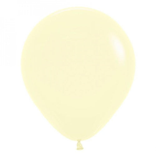 Palloncino sempertex 18"" 25 pz giallo pastello 620
