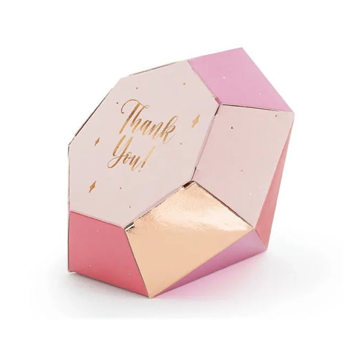 Scatole diamanti, 10x12x11,5 cm, mix (1 confezione / 6 pezzi)