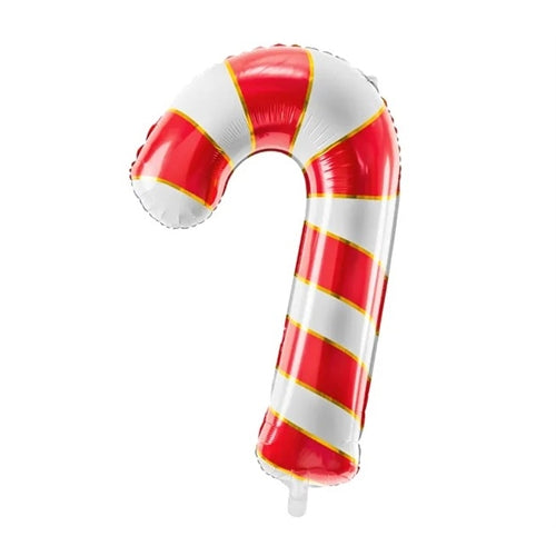 Palloncino foil bastoncino di zucchero, 50x82cm, rosso
