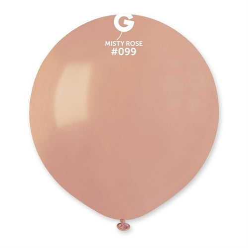 Palloni in lattice g19 gemar rosa brumoso 25 pz #099