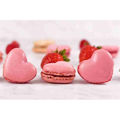 Confezione papa macarons a cuore 6 pz 78 gr