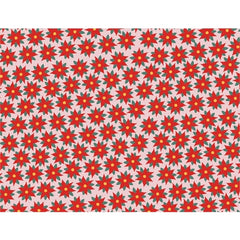 Carta da regalo - stella rossa di betlemme, 70x200cm