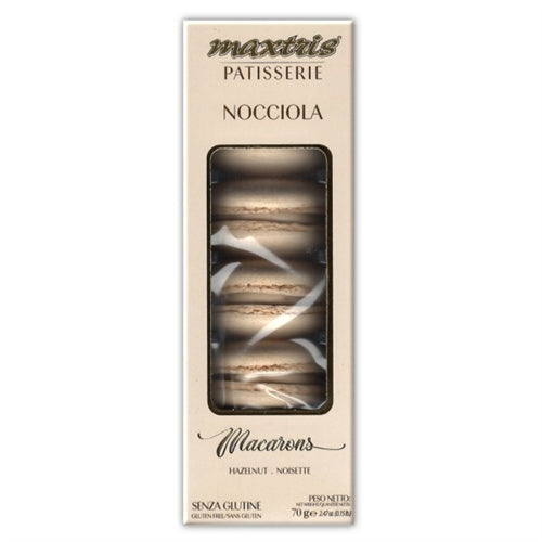 Imballo macaron maxtris nocciola bianco 5 pz