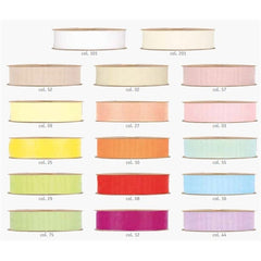 Nastro organza matt ribbon 15 mm x 50 mt