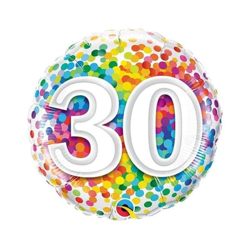 Mylar numerato compleanno 18"