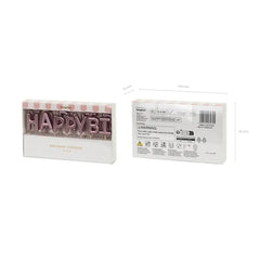 Candele di compleanno happy birthday, 2,5 cm,
