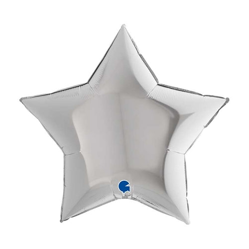 Foil 36" stella argento "star silver"
