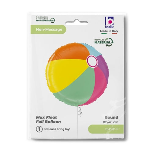 Palloncino in foil 18" palla da spiaggia "summer beach ball"