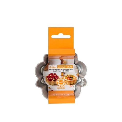 Stampo crostata diam. 8 x 3 h. cm antiaderente