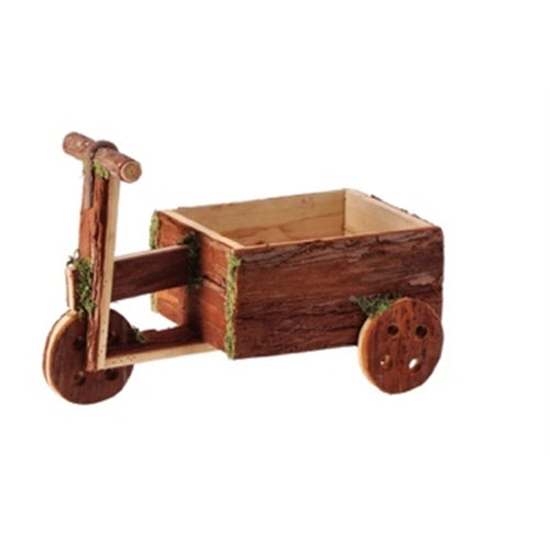 Fioriera legno carretto 33x17xh. 22 cm