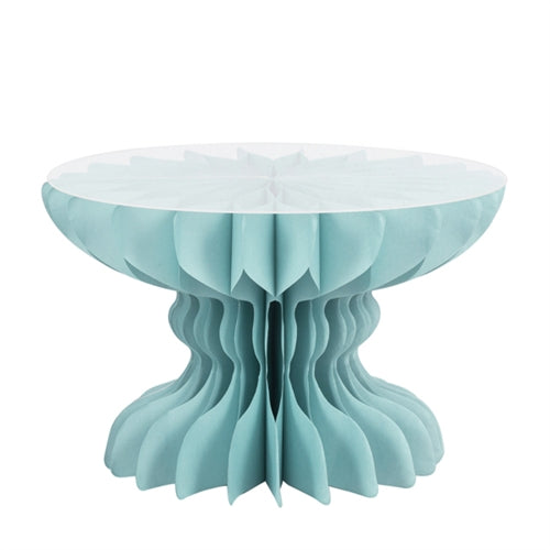 Alzatina in carta 120 gr 25x16 cm azzurro con top