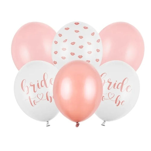 Blister palloncini lattice bride to be 6 pz