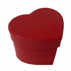 Scatolina cuore rosso 9 cm x h. 6,5 cm