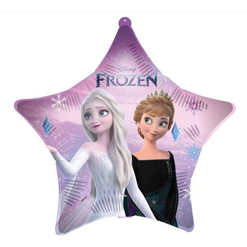 Mylar frozen ii elsa e anna pesetto nastrino stella 18"