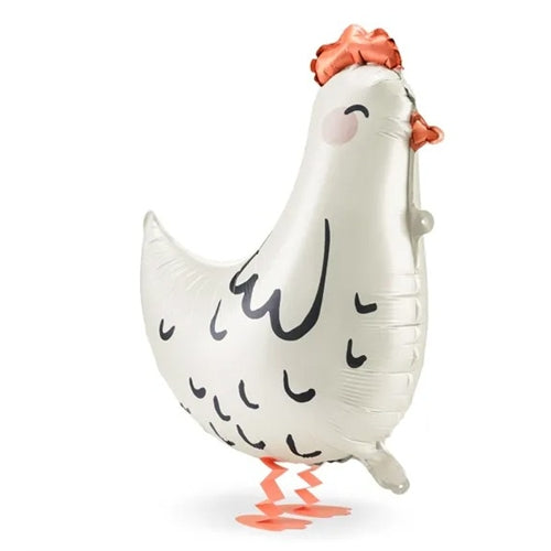 Palloncino in foil gallina, 48x60 cm, mix