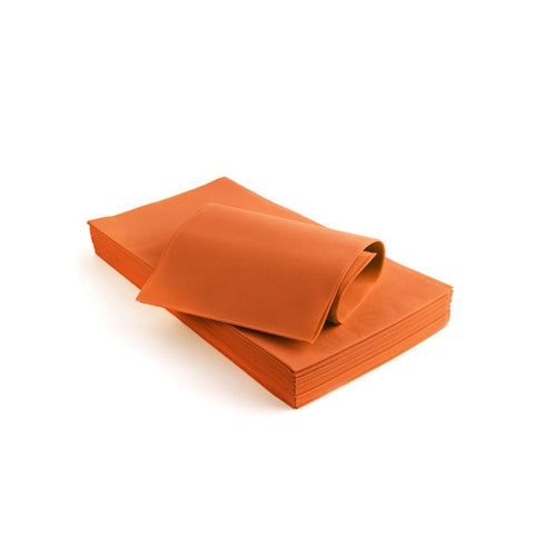 Tovaglia piegata tnt arancio 100x100 25 pz