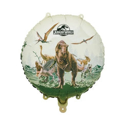 Palloncino rotondo in lamina jurassic world, 35x35 cm