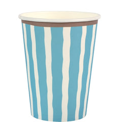 Bicchieri di carta a righe – 27 cl 6 pz