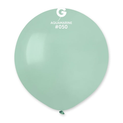 Palloncini 19" g19 acquamarina 050   25 pz