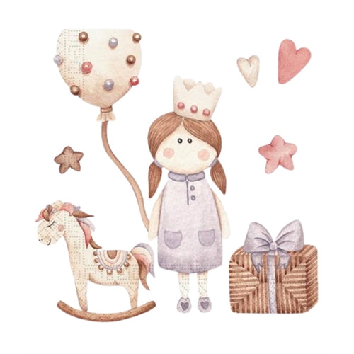 20 tovaglioli 33x33 - nascita bimbo sweet girl