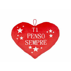 Cuscino cuore 30 cm con frasi