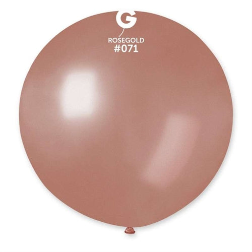 Palloncino gb30 31" rosa gold 096 shiny 1 pz