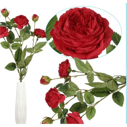 Fascio di rose 6 teste h. 60 cm