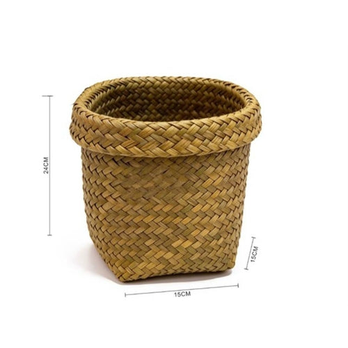 Cesto in vimini intrecciato 24 cm