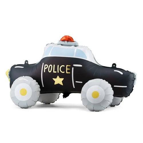 Palloncino foil in piedi auto della polizia, mix, 90 x 41 cm