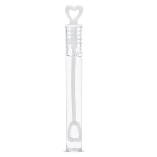 Bolle di sapone cuore, bianco