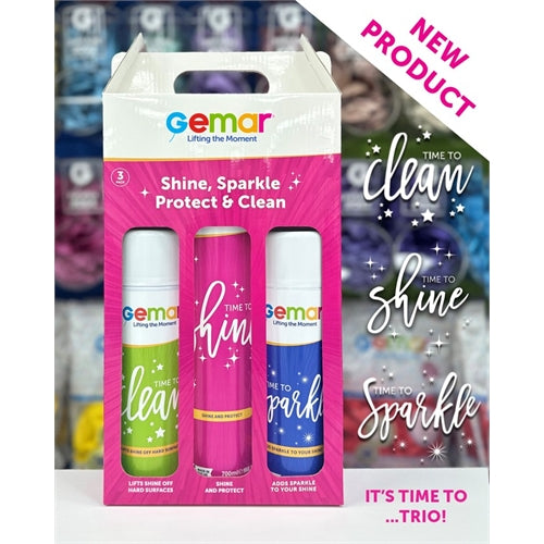 Kit gemar "time to shine trio" 3pz