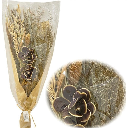 Bouquet di fiori essiccati decorativi – mix naturale h. 66 cm