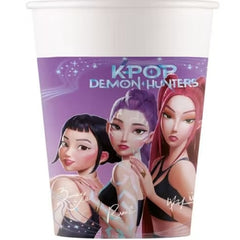 Bicchieri k-pop demon hunters 8 pezzi